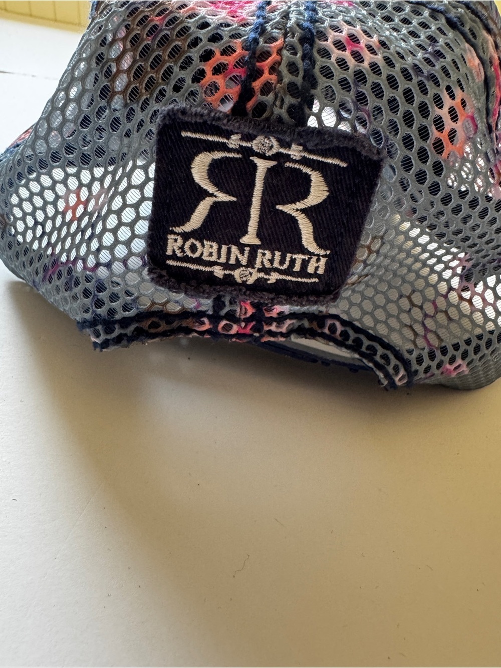 Robin Ruth Baseball Cap HAWAII Mesh Floral Adjustable One Size - Picture 8 of 8